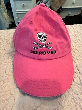 Zeerover Pink Skull & Crossbones Baseball Cap